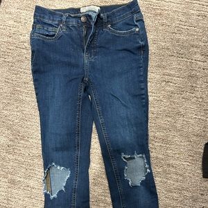 Free People Destroyed Skinny Jeans